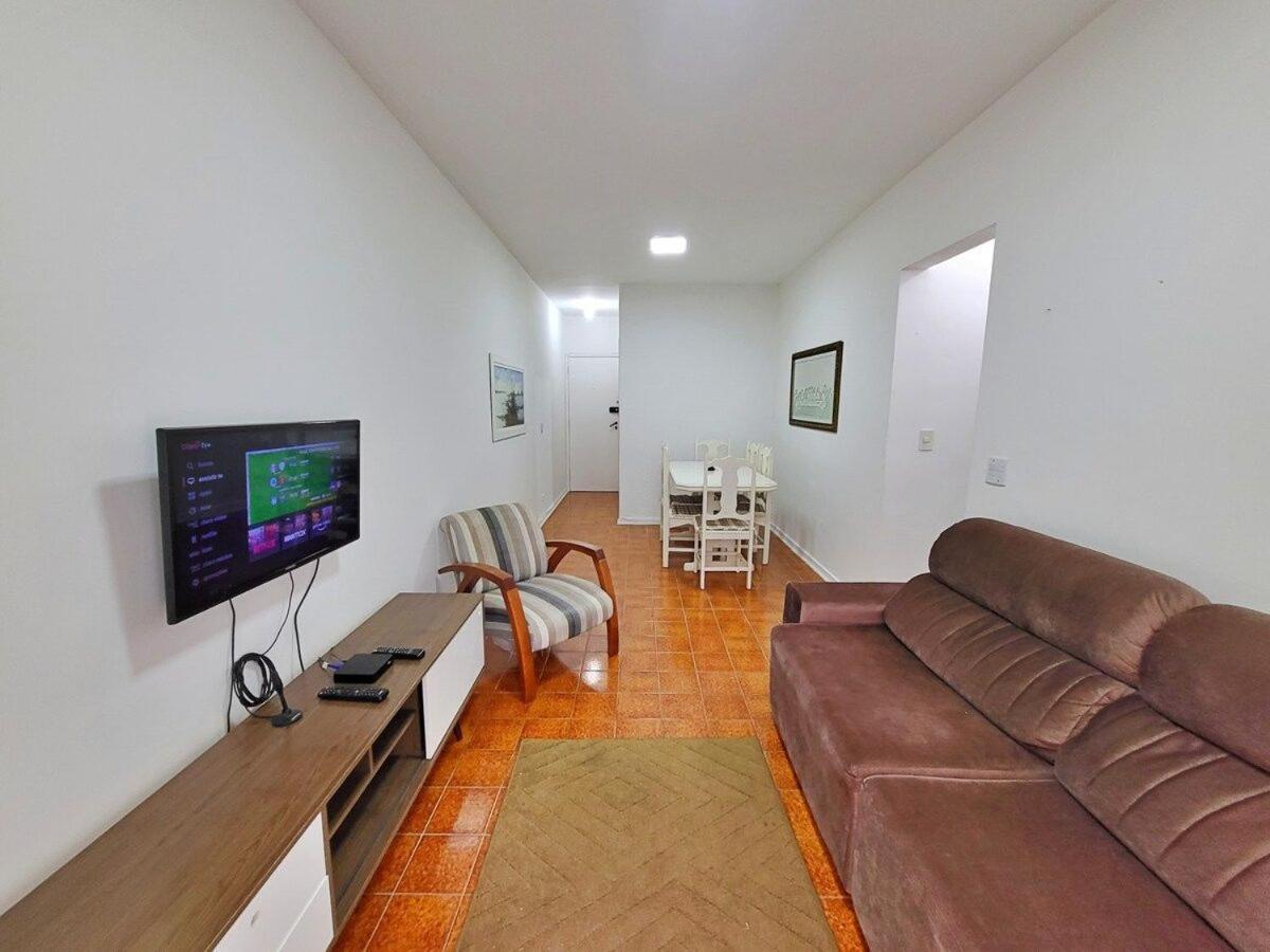 Ap 02 Dorms - Enseada - Com Sacada, Ar-Cond, Wi-Fi, 01 Vaga, Lado Praia Guarujá Dış mekan fotoğraf