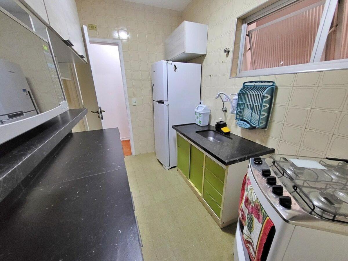Ap 02 Dorms - Enseada - Com Sacada, Ar-Cond, Wi-Fi, 01 Vaga, Lado Praia Guarujá Dış mekan fotoğraf
